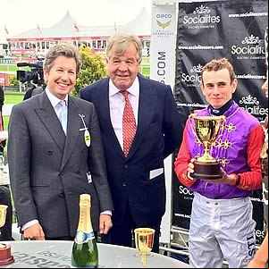 John Warren, Sir Michael Stoute and Ryan Moore